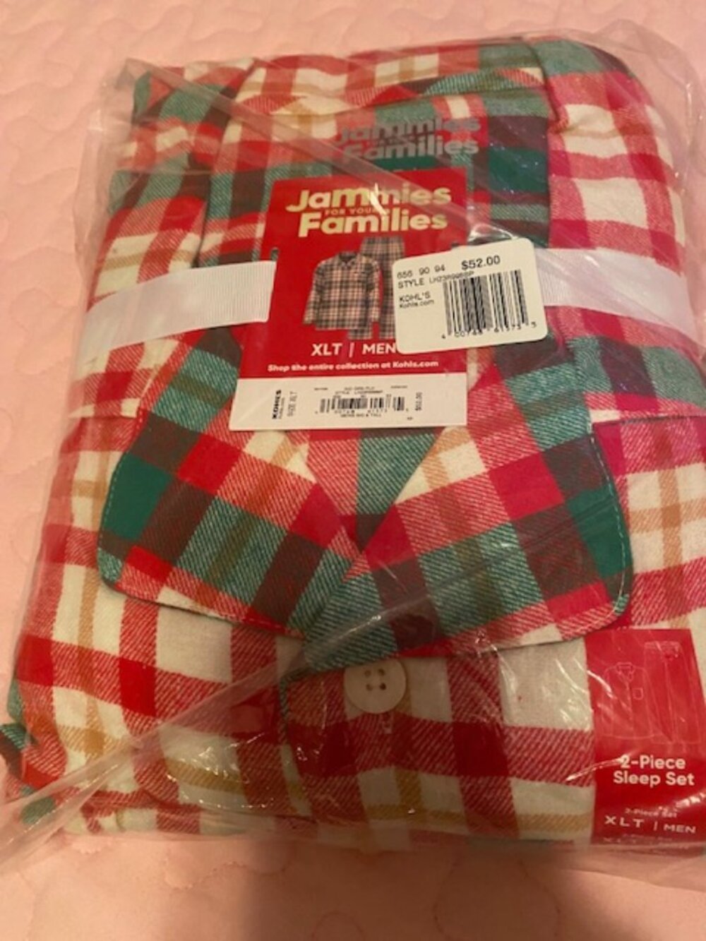 Men's XLT flannel PJ set (2 Piece)